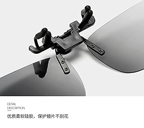 Image of WOLFBEAM Polarized Clip on Sunglasses for Prescription /Myopia Eyeglasses Outdoor /Driving
