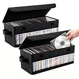 Solution de rangement polyvalente : tout en étant idéales pour organiser des CD, ces boîtes de rangement sont également parfaites pour contenir des vêtements, des livres ou des magazines, ce qui en fait un élément essentiel pour tout espace de vie bien rangé.