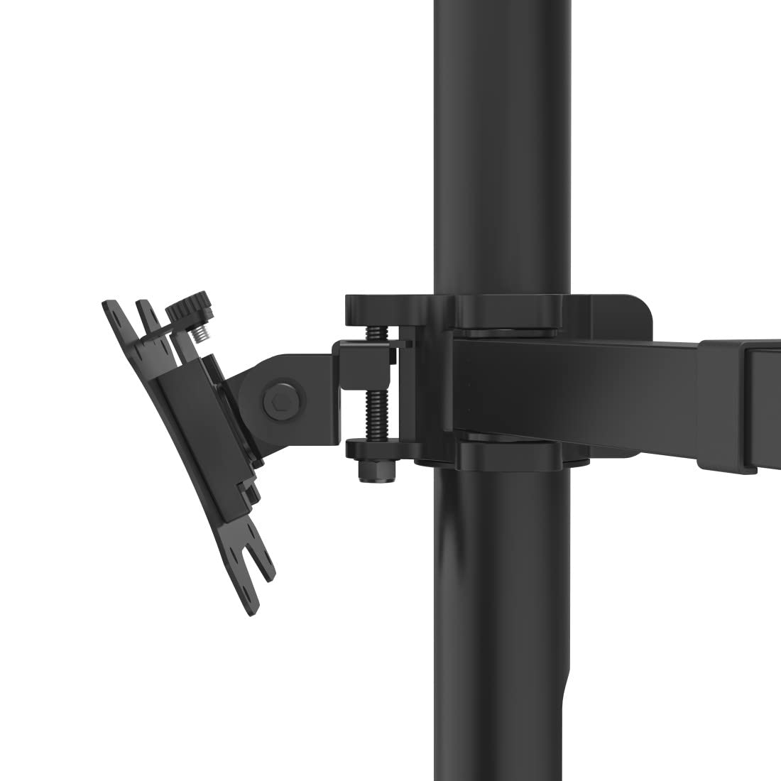 Hama Support Ecran PC 3 écrans Garantie 5 Ans (Bras pour 3 Moniteurs TFT/LCD/LED de 33 à 69 cm (13" - 27"), Hauteur Réglable, Pivotable, Inclinable, Système Easy Fix) Noir