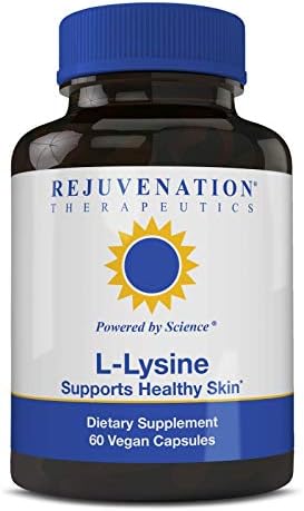 Rejuvenation Therapeutics - L-Lysine, Supports Healthy Skin (60 Vegan Capsules, 500mg)