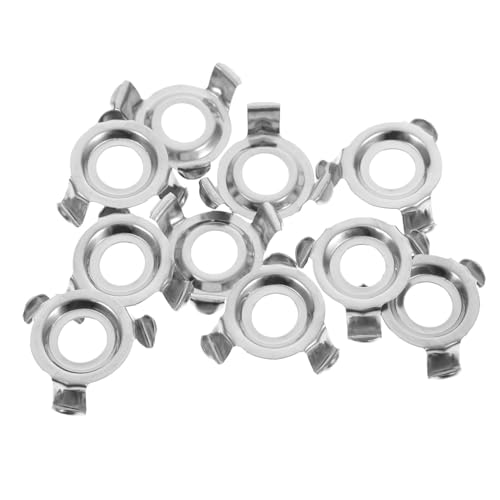 10 piezas de abrazaderas antiobstrucción para válvula de olla a presión, piezas de reemplazo fáciles de instalar, compatibles con diversos modelos eléctricos miniatura 1
