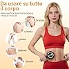 Massaggiatore Elettrico Anti-cellulite Senza Fili Nero, 9 Velocità e 8 Testine, Apparecchio Snellente Avanzato per Corpo e Braccia