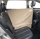 Floppy Ears Design Back Seat Separator Wall, Patent Pending (Tan)