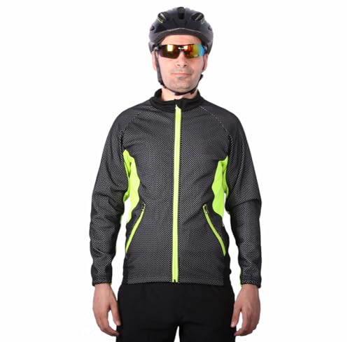 Chaqueta para hombre resistente al viento para ciclismo miniatura 2