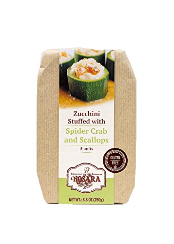 Rosara's Zucchini Stuffed With Spider Crab And Scallops From Navarra Spain - 8.8 Oz #TOP22