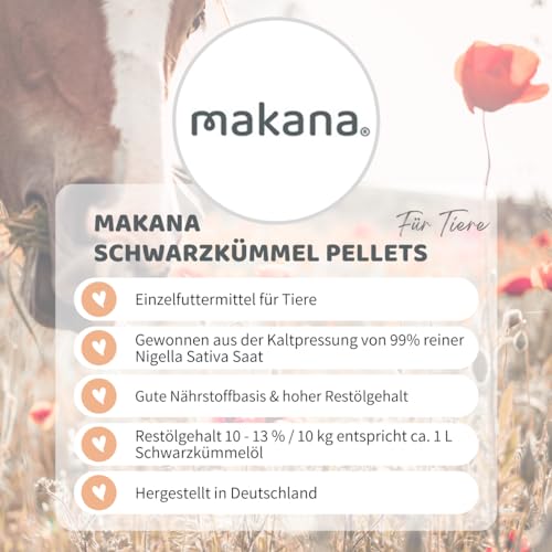 Makana Schwarzkümmel Pellets / Granulat, 3 x 1,5 kg Siegelrandbeutel (3 x 1,5 kg)