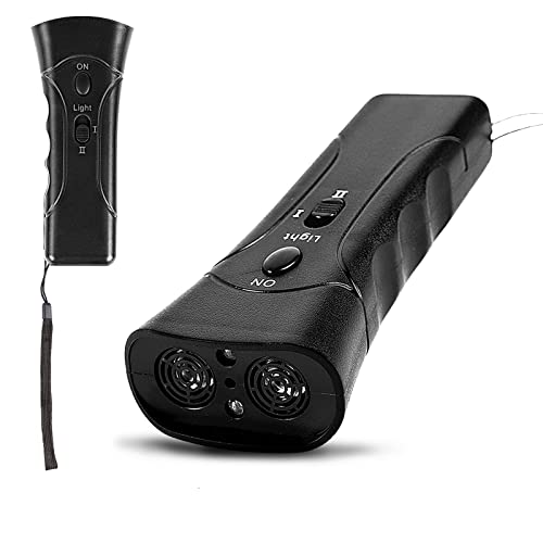 Analim Ultrasonic Dog Barking Deterrent, Anti Dog Barking Control Device Outdoor Dog Training Product With Led Lights #TOP7