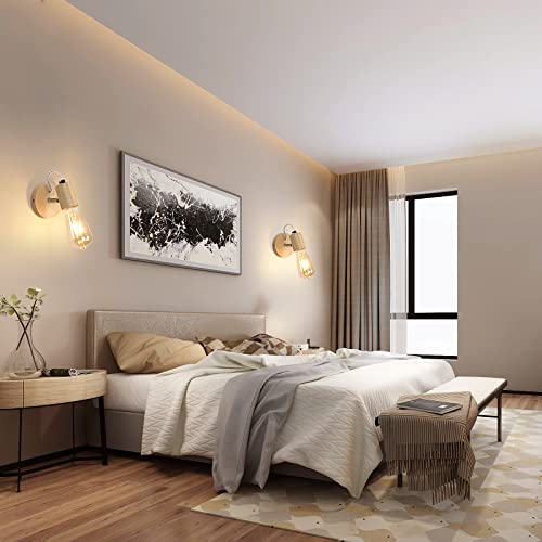 Aiskdan-2-Pezzi-Lampadario-da-Parete-in-Legno-Applique-Vintage-Lampade-da-Parete-E27-Lampada-da-Muro-Adatto-Per-Camere-da-Letto-Salon-Scale-Cucina