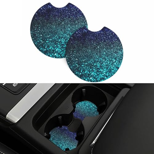 Portavasos para auto 2 uds, neopreno negro, universal miniatura 5