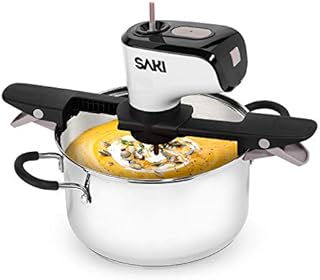 SAKI Automatic Pot Mixer Auto-Stirrer for Cooking - Adjustable, Hands Free, Electric