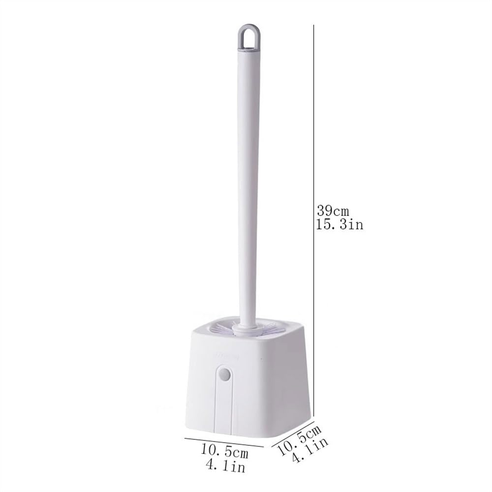 Cepillo de Inodoro de pie de plástico Blanco