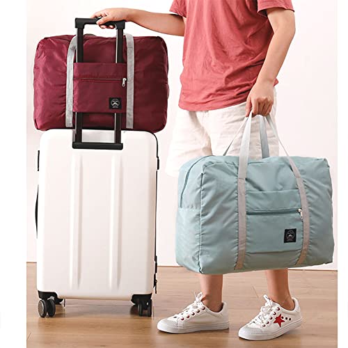 Invoda Foldable Travel Duffel Bag 2Pcs Tote Carry On Luggage Bag Spirit Airlines Personal Item Sports Gym Bag Water Resistant Weekender Overnight Bags For Women And Men thumb #6