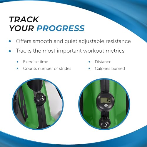 Image of Stamina Inmotion Compact Strider Foot Exercise Machine - Under Desk Elliptical - Standing or Seated Elliptical Fitness Equipment