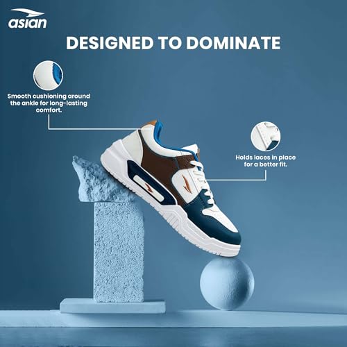 Image of ASIAN Shadow-01 Sneakers for Men | Soft Cushion Tech, Strong Grip Outsole & Colourblocked Style | Lightweight Casual Shoes for Walking, Training, Gym & Travel