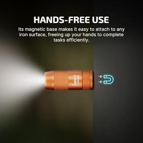 Lampe de poche rechargeable de secours OLIGHT IMINI 2 minuscule porte-clés orange