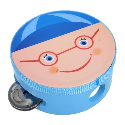 SWOOMEY 子供用カートゥーン鈴鼓 耐久性素材 手持ち型ペルカッシオ楽器 簡単操作 自信を育む 音楽遊び パーティーに