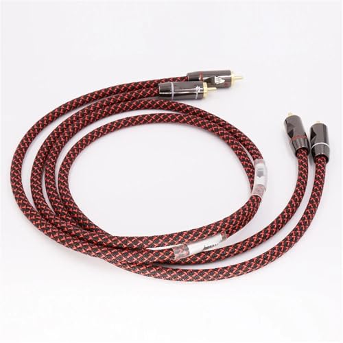Par de cables de audio RCAA HiFi 50 cm miniatura 6