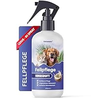 Vetasan Fellpflege Hunde & Katzen 250ml Entfilzungsspray I Langhaar Fell Spray Anti Filz zum Verfilzungen entfernen I Hundeparfüm/Hund Deo gegen Geruch