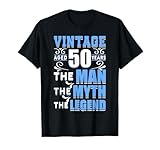 Vintage 50 Years Man Myth Legend ou pour tous ceux qui aiment et fiers d'être un cinquante ans plus, pour maman, papa, sœur, frère, fils, fille, grand-mère, grand-père qui aime