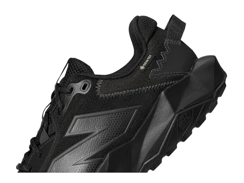 New Balance Men's DynaSoft Nitrel V6 Gore-Tex Trail Running Shoe, Black/Black/Phantom, 10 M