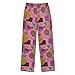 foixnub Pajama Pants Memphis Funny 80s 90s Fashion Lounge Bottoms Long Sleep Pant with 2 Pockets 6-8 Years