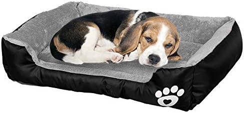 ZEEXIPDR Dog bed Cat bed Pet bed Super soft pet sofa bed, soft wool fleece PP cotton made into a pet bed, suitable for small medium dogs or catsM:55 * 43 * 12CM(21.6 * 17 * 4.7Inch)