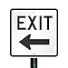SmartSign-T1-1024-HI Exit Sign With Left Arrow By | 18