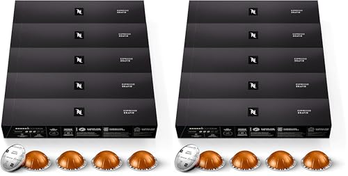 Image of Nespresso Vertuo Orafio, Medium Roast Espresso Coffee capsules, 100 Pack