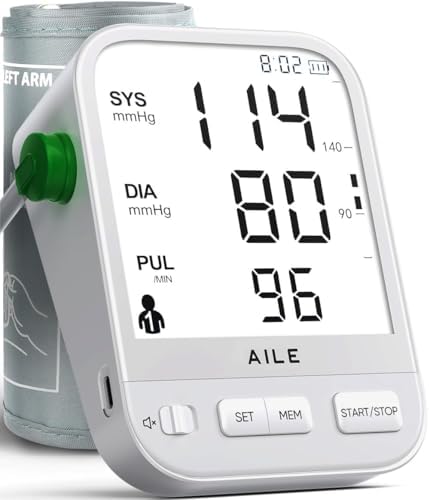 Blood Pressure Monitor for Home Use: AILE Blood Pressure Machine ...