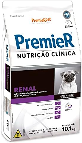 Ração Premier Nutrição Clínica Renal Cães Adultos Porte Pequeno