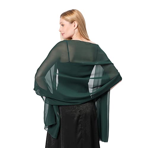 Chiffon ladies' scarves, bride bridesmaid dress shawls, formal dinner party, party and ball wraps