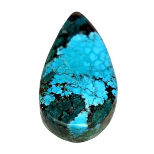 Poire turquoise naturelle pour fabriquer vos bijoux bohèmes et colliers d'été DIY