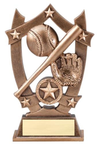 Same Day Awards Sports Star Trophy 6.25 Inches - Engraving Included (Baseball)