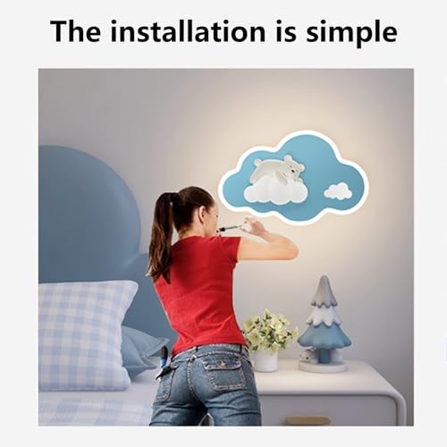 Apliques de pared infantil con mando para el dormitorio de los niños 4