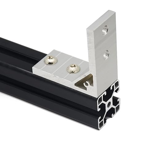 Miniatura 4 de MengQi 1 perfil de aluminio de ranura de 15748in 4040 0315in extrusión anodizada estándar europeo 4040B para impresora 3D de bricolaje y máquina CNC