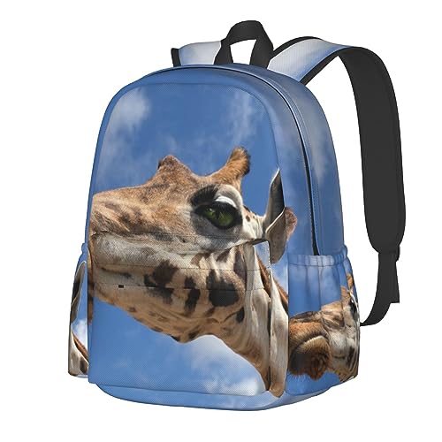 Sac à dos imprimé girafe VACSAX pour ordinateur portable et sport décontracté