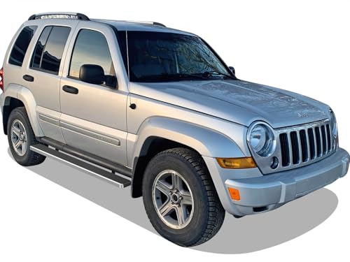 Estribos laterales Tuxtreme 6" para Jeep Liberty 2002-2007 miniatura 6