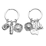 Spezielles Design mit exquisiter Detaildekoration macht diesen Schlüsselbund zart und kreativ.