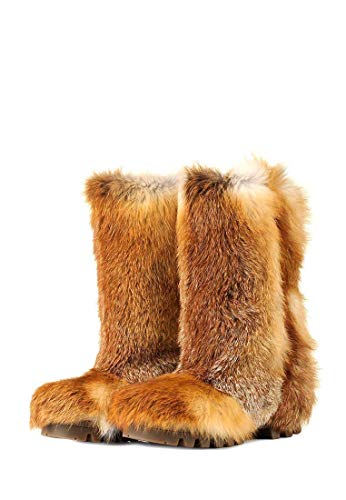 Fox Fur Boots for Men, Mukluks, Yeti Boots, Viking Snow Boots, Eskimo Mukluk Long Boots, Gift for men by LITVIN