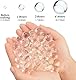 Wisyoth Wasserperlen Durchsichtig, 80.000 Stück Deko Wasserkugeln Water Beads für Schwimmende Perlen, Pflanzen in Vase, Schwimmende Kerzen, Hochzeits-Mittelstück, Vasenfüller