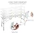 Portable Adjustable Folding Scaffolding Equipment, Multipurpose Work Platform Scaffold Tower Ladder Stool Work Bench, for High Painting Walls, Decorating, 880 lbs Maximum Load (Size : 200cm/6.6ft)