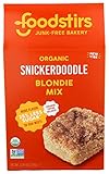 Foodstirs Junk Free Bakery Organic Snickerdoodle Blondie Baking Mix | Non-GMO | Low Sugar, 11.95 Ounce