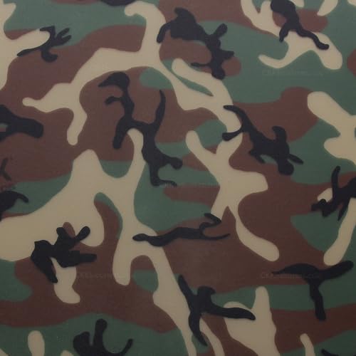 Image of KYDEX Thermoform Sheet - (P1 Texture) - (Infused Print) - (12in x 12in) - (Woodland Camo - Desert Glass) - (1 Sheet) - (for Holster Making & Hobby) - (USA Made)