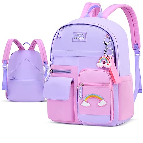 Mochila escolar para niños y niñas de nailon impermeable 5