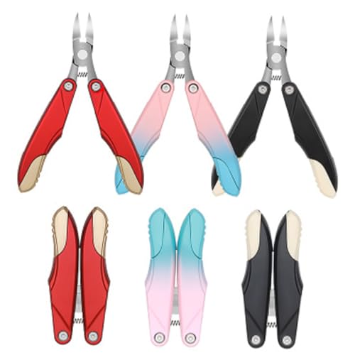 Healeved Multifunctional Nail Nipper Toenail Clippers Cuticle Scissors Nail Pliers Manicure Tool Clamp