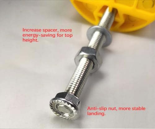 Gdraco 10Stk Fliesenträger Keramikfliesenhalter, 2-9.5cm Fliesenhöhenversteller, Wandfliesenhöhen-Locator geeignet für Hausrenovierung Dekoration, Hausdekorationsmeister verwenden Gadgets