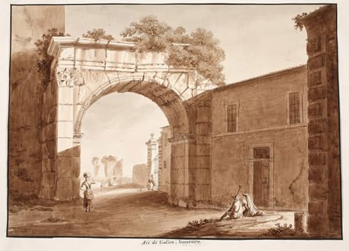 Tableaux mural sur toile l'Arc de Gallien Agostino Tofanelli finition premium 60x90