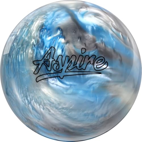 MOTIV Aspire - Sky/Silver/White Bowling Ball, Spare Ball, Straight Ball, Available in 8-15 Pounds