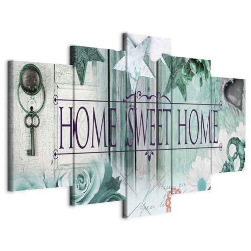 murando Acoustic Canvas Wall Art Home Flowers 225x112 cm / 89 x 44 picture with acoustic foam sound absorption print image Artwork 5 pcs room acoustics soundproofing 020115-73