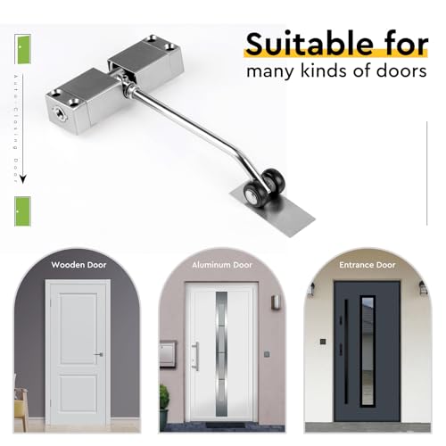 SWAWIS Chiudiporta Automatico, Molla Chiudiporta